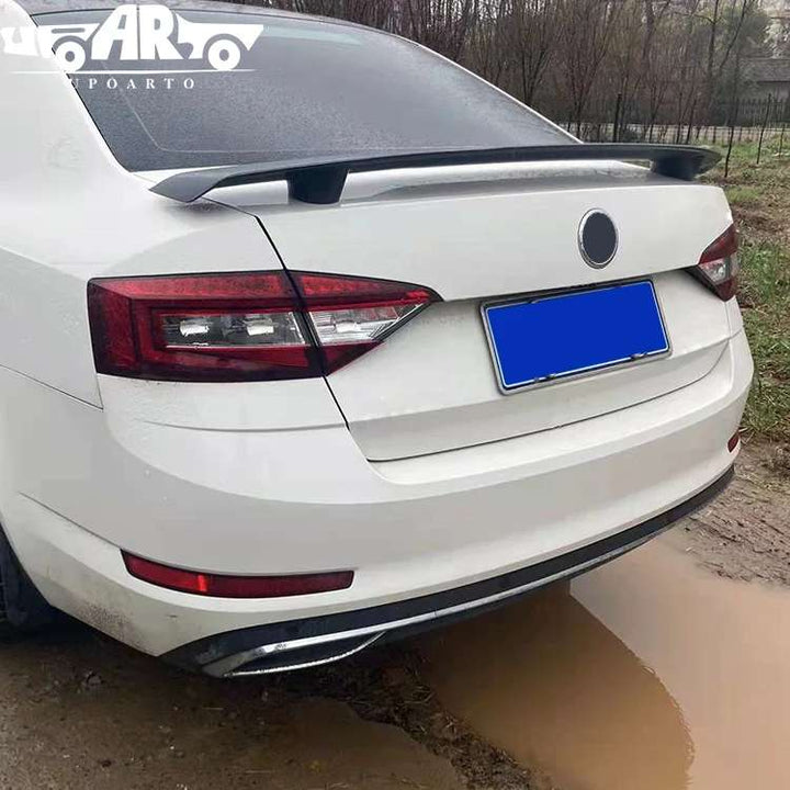 Car Craft Compatible With Bmw Mercedes Audi Jaguar Porsche Bentley Jaguar Toyota Lexus Mini Land Rover Skoda Volkswagen Kia Ford Hyundai Honda Tata Godzilla Universal Spoiler Ar-universal-014 Cf Carbon Fiber Look - CAR CRAFT INDIA