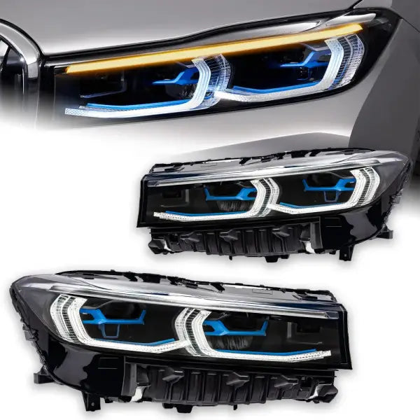 Car Styling Head Lamp for 7 Series G12 G11 LED Headlight Projector Lens Angel Eye Laser Headlights DRL Automotive