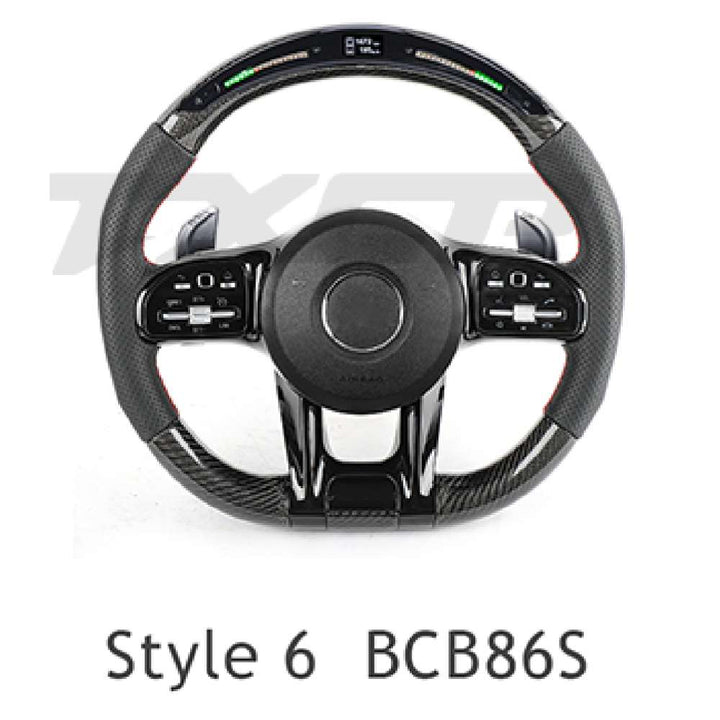 Car Craft Compatible With Mercedes A B C E S G V M Class Ml Gl Gla Glb Glc Gle Gls Slk G55 G63 G Wagon Eqs Upgraded Custom Amg Brabus Maybach Full Steering Wheel Style 6bcb86s CC-8124 - CAR CRAFT INDIA