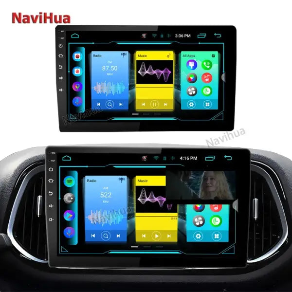 Universal 2 Din Android Car Stereo Radio 9-Inch or 10-Inch Double Din IPS Screen GPS Navigation and DVD Player
