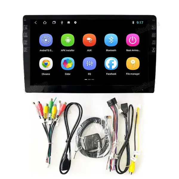 Universal Double Din Android Car DVD Player Touch Screen Radio with Carplay and BT Connection for Car Auto GPS