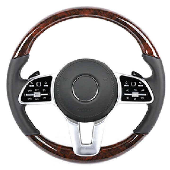 Car Craft Compatible With Mercedes A B C E S G V M Class Ml Gl Gla Glb Glc Gle Gls Slk G55 G63 G Wagon Eqs Upgraded Custom Amg Brabus Maybach Full Steering Wheel Style 2bca48 CC-8152 - CAR CRAFT INDIA