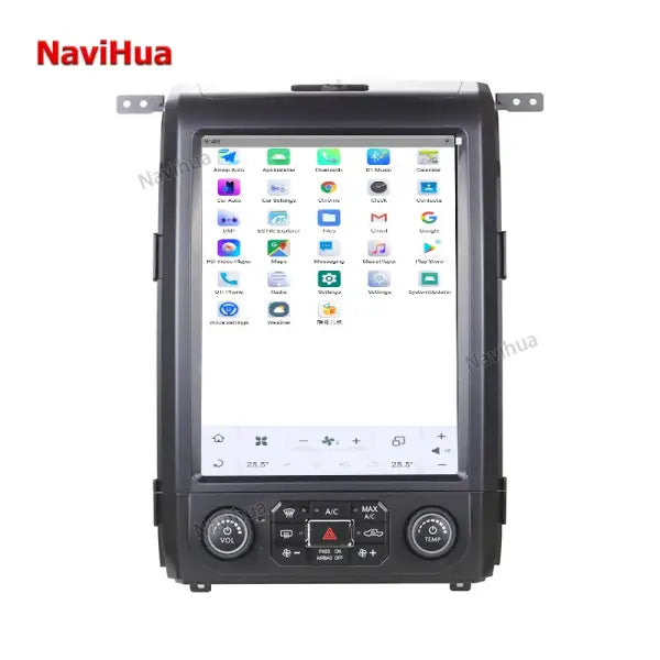 Vertical Screen Android Car DVD Player Multimedia Auto GPS Navigation Head Unit Monitor for Ford F150 Raptor 2013-2014