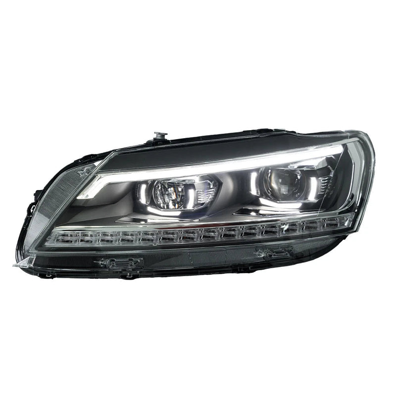 VW Passat B7 Headlights 2012-2015 Passat LED Headlight DRL Hid Head Lamp Angel Eye Bi Xenon