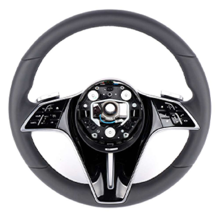 Car Craft Compatible With Mercedes A B C E S G V M Class Ml Gl Gla Glb Glc Gle Gls Slk G55 G63 G Wagon Eqs Upgraded Custom Amg Brabus Maybach Full Steering Wheel Style 3 CC-8138 - CAR CRAFT INDIA