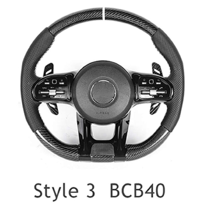 Car Craft Compatible With Mercedes A B C E S G V M Class Ml Gl Gla Glb Glc Gle Gls Slk G55 G63 G Wagon Eqs Upgraded Custom Amg Brabus Maybach Full Steering Wheel Style 3bcb40 CC-8132 - CAR CRAFT INDIA