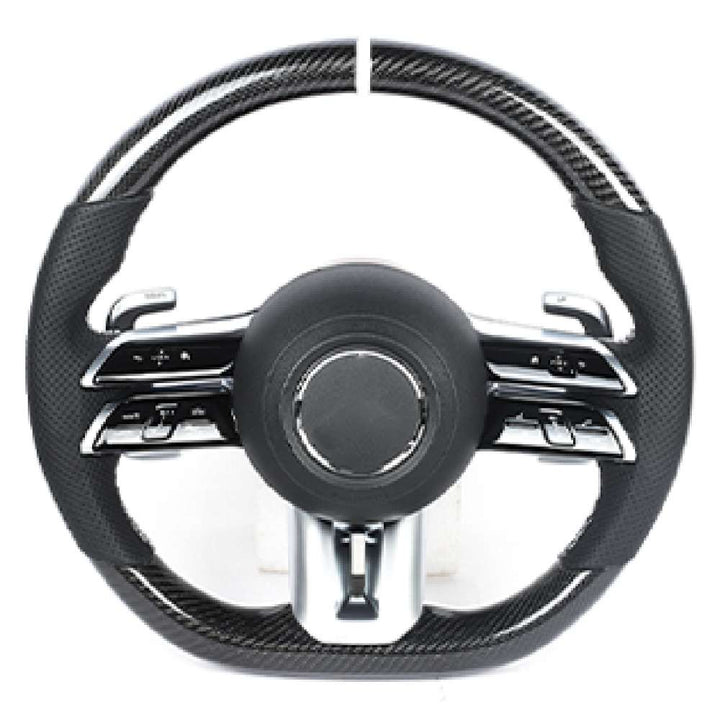 Car Craft Compatible With Mercedes A B C E S G V M Class Ml Gl Gla Glb Glc Gle Gls Slk G55 G63 G Wagon Eqs Upgraded Custom Amg Brabus Maybach Full Steering Wheel Style 1bcd128 CC-8139 - CAR CRAFT INDIA