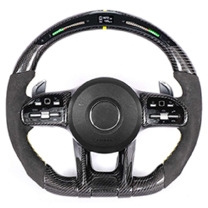 Car Craft Compatible With Mercedes A B C E S G V M Class Ml Gl Gla Glb Glc Gle Gls Slk G55 G63 G Wagon Eqs Upgraded Custom Amg Brabus Maybach Full Steering Wheel Style 4 Bcb44sa CC-8122 - CAR CRAFT INDIA