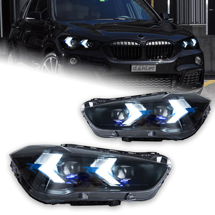Car Lights For Bmw X1 F48 2016-2019 LED Headlight Modified Head Lamp LED Beam DRL Signal Upgrade Automotive Accessories