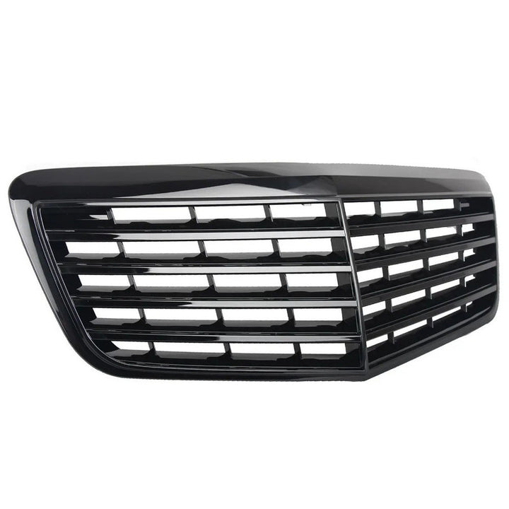 Car Craft Compatible With Mercedes Benz E Class W211 2007-2009 Front Bumper Upgrade Convert To Amg C63 Show Grill Amg Black GC