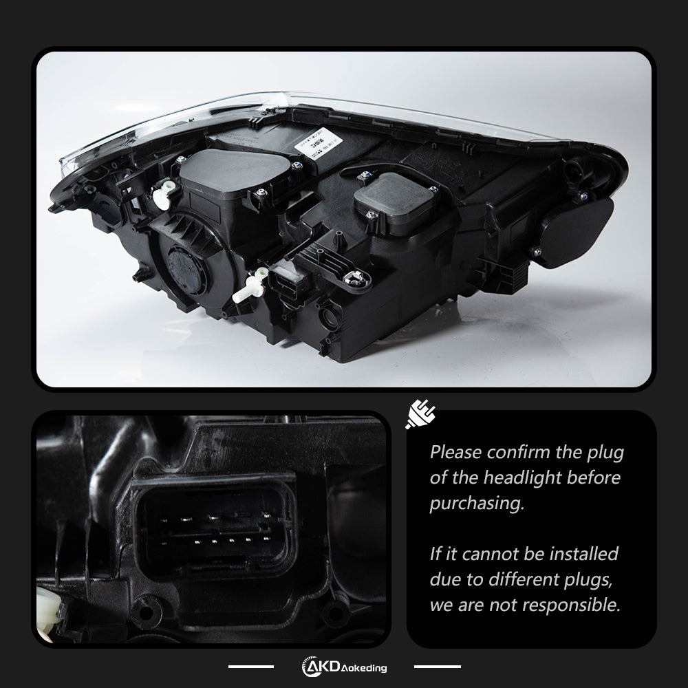 Car Lights For Bmw X1 F48 2016-2019 LED Headlight Modified Head Lamp LED Beam DRL Signal Upgrade Automotive Accessories