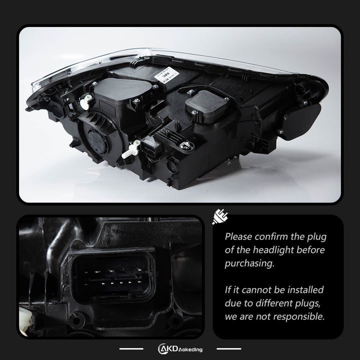 Car Lights For Bmw X1 F48 2016-2019 LED Headlight Modified Head Lamp LED Beam DRL Signal Upgrade Automotive Accessories