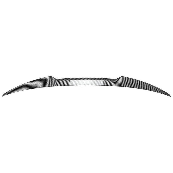 Car Craft Compatible With Audi A4 S4 B9 2017-2024 Rear Trunk Boot Roof Wing Lip Spoiler Splitter Skirts Zst-924 Carbon Fiber Look