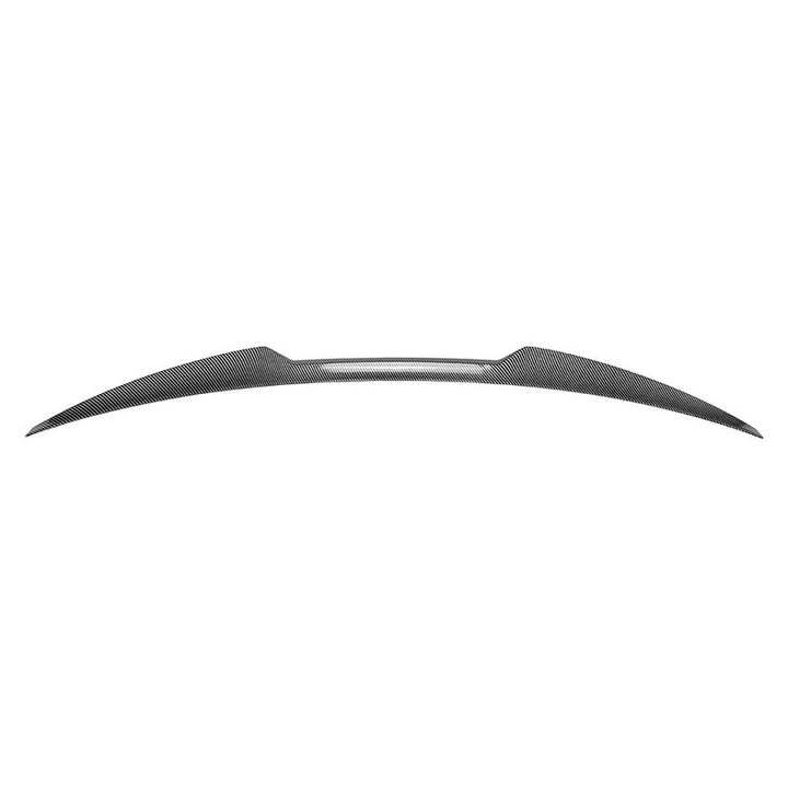 Car Craft Compatible With Audi A4 S4 B8 2009-2016 Rear Trunk Boot Roof Wing Lip Spoiler Splitter Skirts Zst-910 Carbon Fiber Look