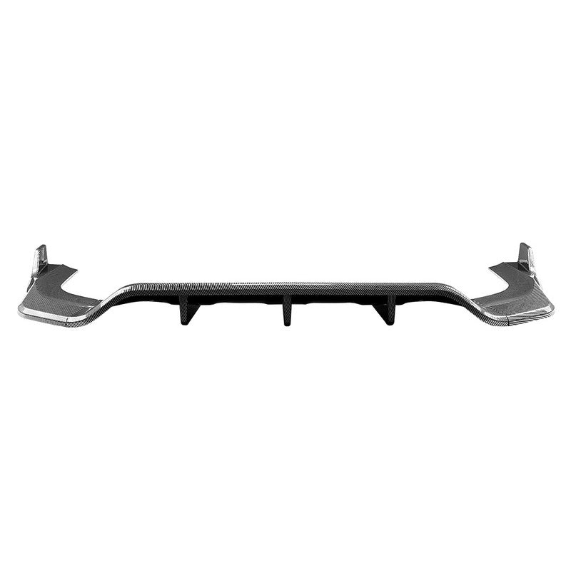 Car Craft Compatible With Mercedes Benz Glc Coupe W254 C254 2024+ Amg Rear Bumper After Lip Diffuser Lip Skirst Splitter Flag Canard Carbon Fiber Look Zst-810 Cf - CAR CRAFT INDIA