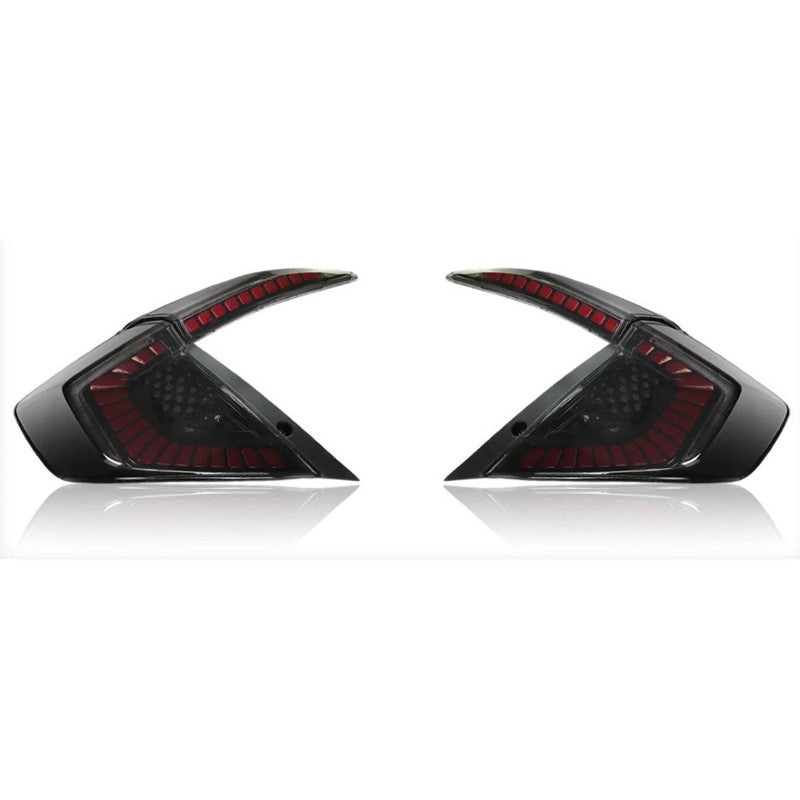 Fi 6536 Rear Civic 10th Gen 2016-2020 Car Rear Upgraded Tail Light Lamp Xenon ...