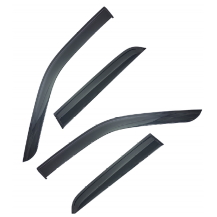 Car Craft Compatible With Honda Cr-v 2004+ Rain Shine Side Window Wind Deflectors Rain Sun Guard Door Visor Doorvisor Deflector Visor Shades Ventvisor Strip CC-7686 - CAR CRAFT INDIA