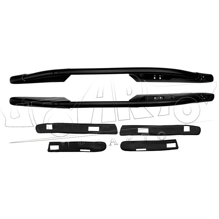 Car Craft Compatible With Honda Crv 2007-2011 Roof Rail Rack Bar Ar-hnda-0137 Bl Black Round Tube CC-8566 - CAR CRAFT INDIA