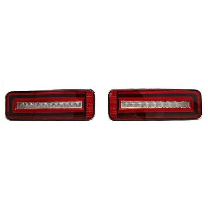 Car Craft Compatible With Range Land Rover Defender 90 110 130 L663 Lr129997 2020+ Rear Led Bumper Light Reflector Tail Brake Stop Lamp Turn Signal Light Red - CAR CRAFT INDIA
