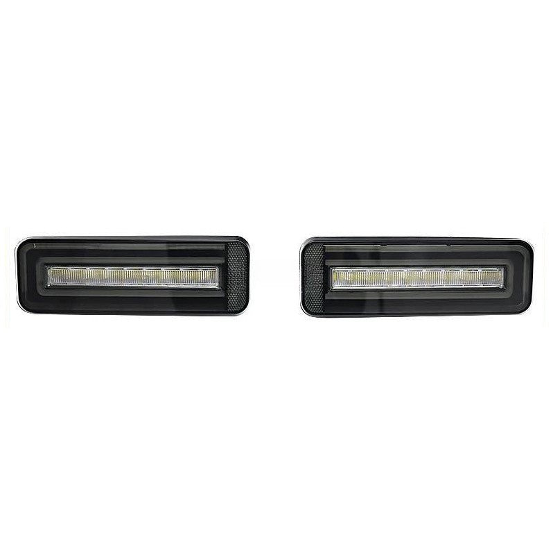 Car Craft Compatible With Range Land Rover Defender 90 110 130 L663 Lr129997 2020+ Rear Led Bumper Light Reflector Tail Brake Stop Lamp Turn Signal Light Smoke - CAR CRAFT INDIA