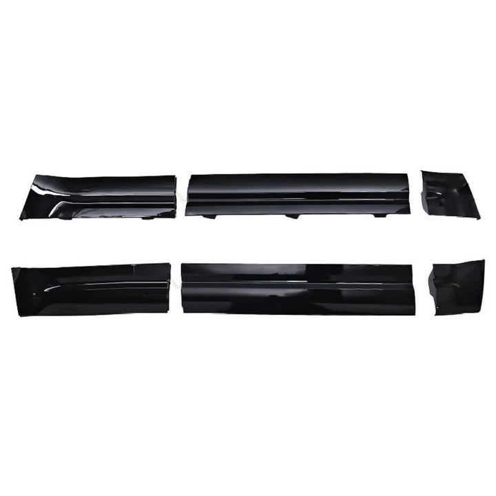 Car Craft Compatible With Range Land Rover Defender 110 L663 Lr129997 2020+ Black Knight Front And Back Side Skirt Door Protective Panel Surround Door Trim Panel Side Skirts Lip 4 Door - CAR CRAFT INDIA