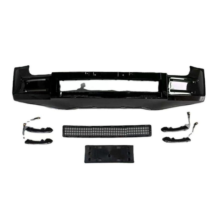 Car Craft Compatible With Range Land Rover Defender 90 110 130 L663 Lr129997 2020+ Front Bumper Lip Splitted Skirts Led Lumma Style - CAR CRAFT INDIA