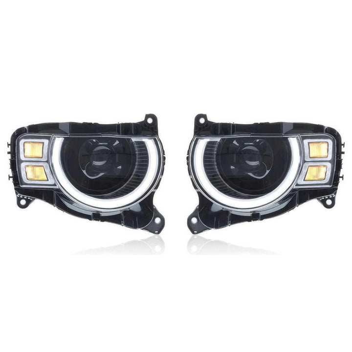 Car Craft Compatible With Range Land Rover Defender L663 Lr129997 2020+ Car Front Upgraded Head Light Lamp Xenon Headlight Retrofit Upgrade Modified Led Drl Hid - CAR CRAFT INDIA