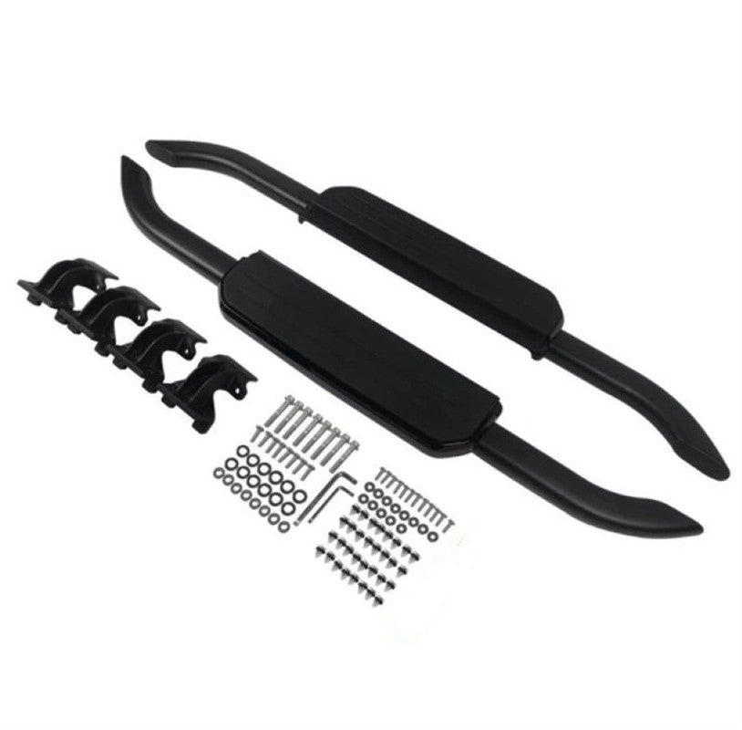 Car Craft Compatible With Range Land Rover Defender 90 L663 Lr129997 2020+ Non-slip Fixed Side Step Running Board Black 2 Door - CAR CRAFT INDIA