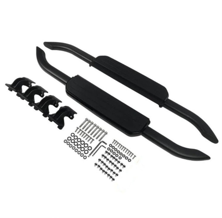 Car Craft Compatible With Range Land Rover Defender 90 L663 Lr129997 2020+ Non-slip Fixed Side Step Running Board Black 2 Door - CAR CRAFT INDIA