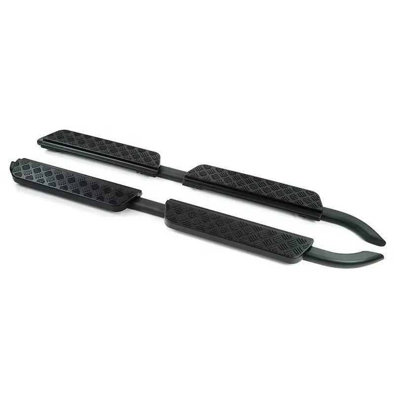 Car Craft Compatible With Range Land Rover Defender 110 L663 Lr129997 2020+ Non-slip Fixed Side Step Running Board Cheaquer Plate Style 2 Door - CAR CRAFT INDIA