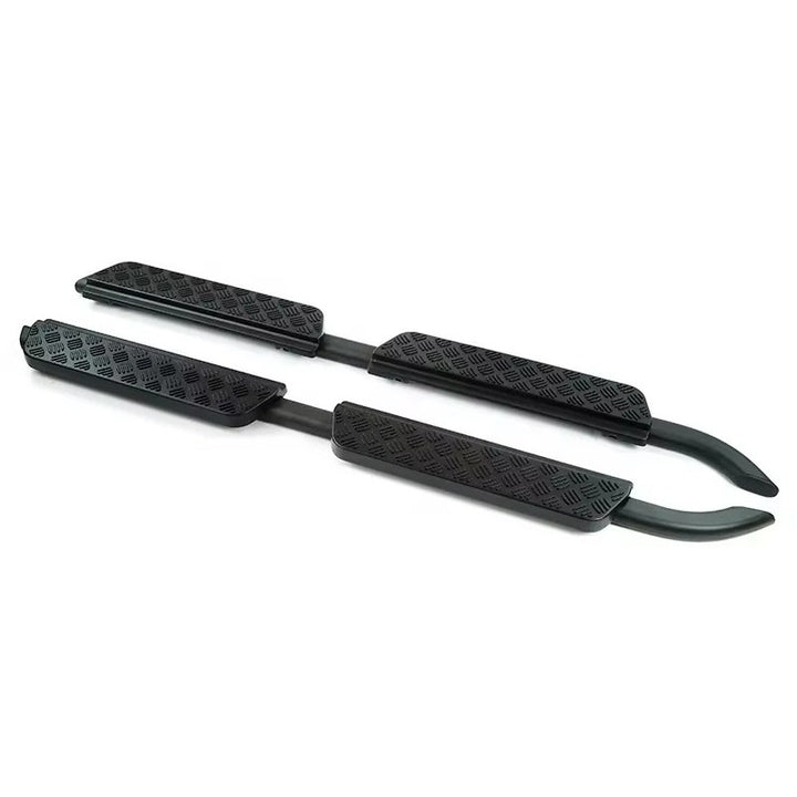Car Craft Compatible With Range Land Rover Defender 110 L663 Lr129997 2020+ Non-slip Fixed Side Step Running Board Cheaquer Plate Style 2 Door - CAR CRAFT INDIA