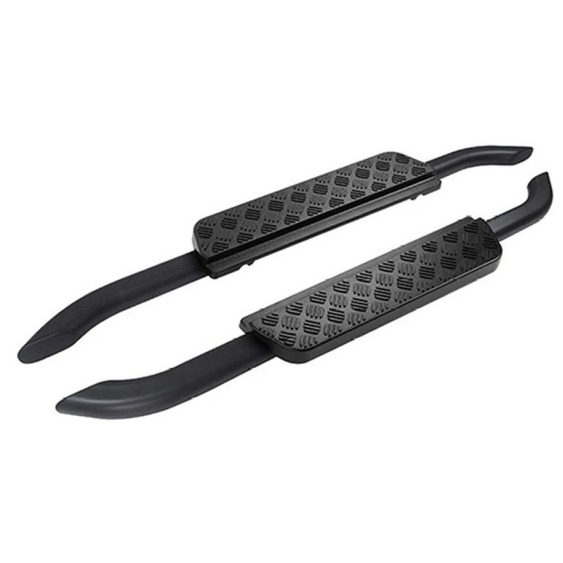 Car Craft Compatible With Range Land Rover Defender 90 L663 Lr129997 2020+ Non-slip Fixed Side Step Running Board Cheaquer Plate Style 4 Door - CAR CRAFT INDIA