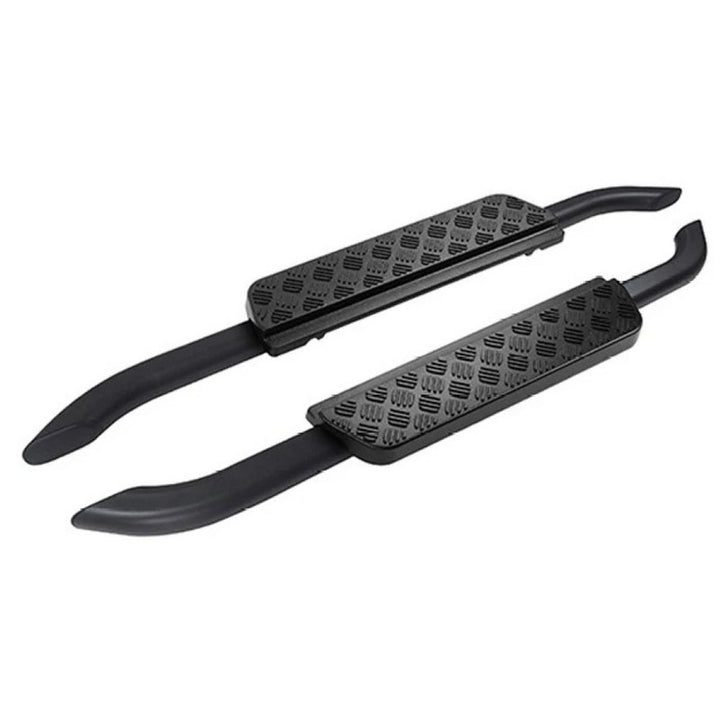 Car Craft Compatible With Range Land Rover Defender 90 L663 Lr129997 2020+ Non-slip Fixed Side Step Running Board Cheaquer Plate Style 4 Door - CAR CRAFT INDIA