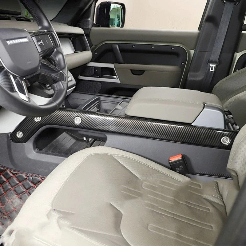Car Craft Compatible With Range Land Rover Defender 90 110 L663 Lr129997 2020+ Car Interior Trim Set Center Console Aremest Panel Side Trim Strips Carbon Fiber - CAR CRAFT INDIA