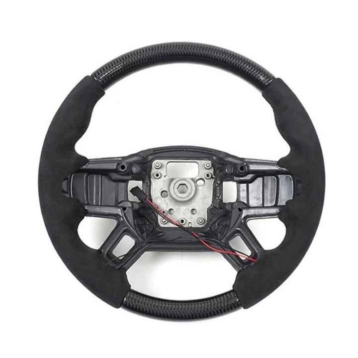 Car Craft Compatible With Range Land Rover Defender 90 110 130 L663 Lr129997 2020+ Car Steering Wheel Carbon Fiber Alcantara - CAR CRAFT INDIA