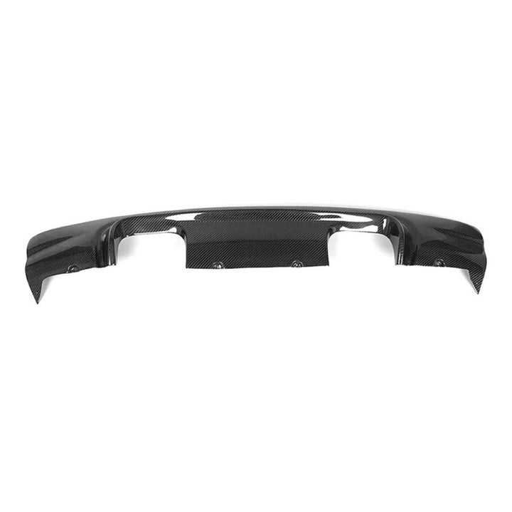 Car Craft Compatible With Bmw 3 Series E46 1998-2004 Rear M3 M Sport Bumper Lip Diffuser Skirts Real Carbon Fiber CC-8552