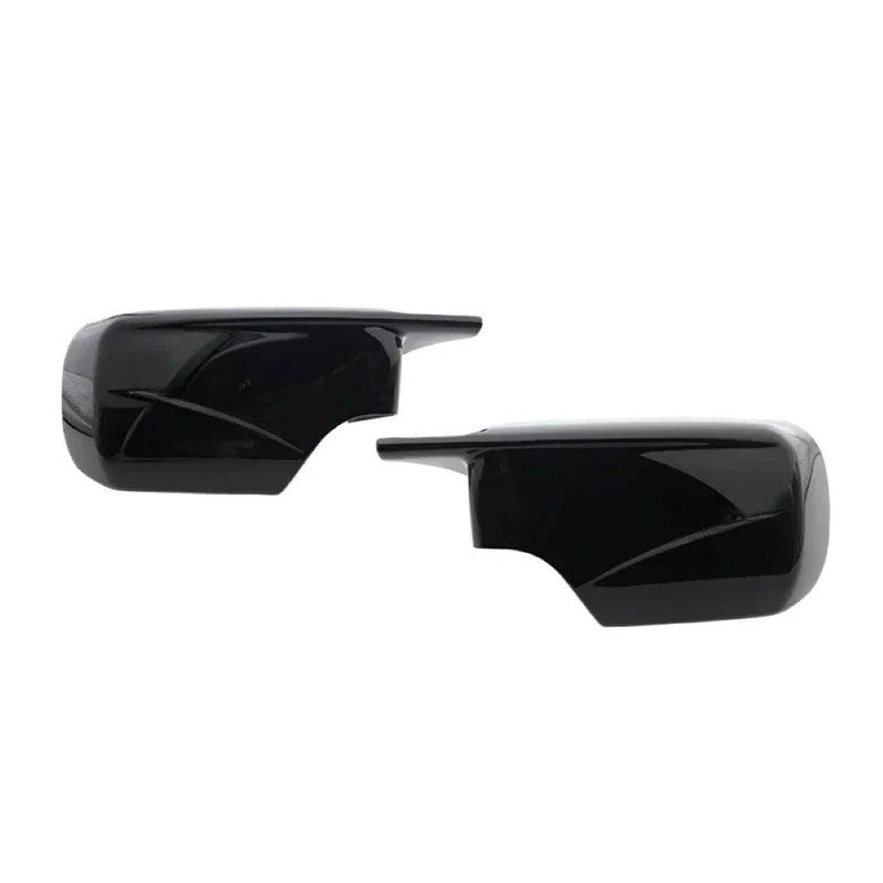 Car Craft Compatible With Bmw 3 Series E46 1998-2005 M3 M4 M5 M6 M7 Side Rear View Case Door Wing Cap Shell Housing Mirror Covers Glossy Black