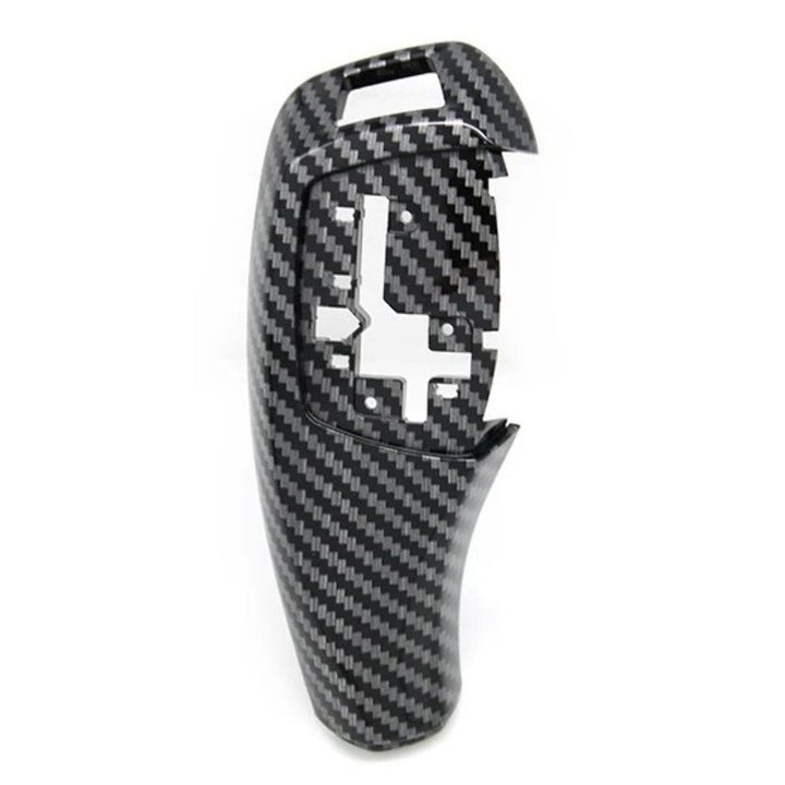 Car Craft Compatible With Bmw 5 Series E60 E61 2006-2011 6 Series E63 E64 2006-2010 Car Automatic Gear Shifter Knob Selector Shift Lever Cover Carbon Fiber 61319155449-1-2 CC-7812