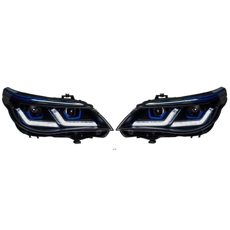 Car Craft Compatible With Bwm 5 Series E60 2007-2009 Car Front Upgraded Head Light Lamp Xenon Headlight Retrofit Upgrade Modified Led Drl Hid A