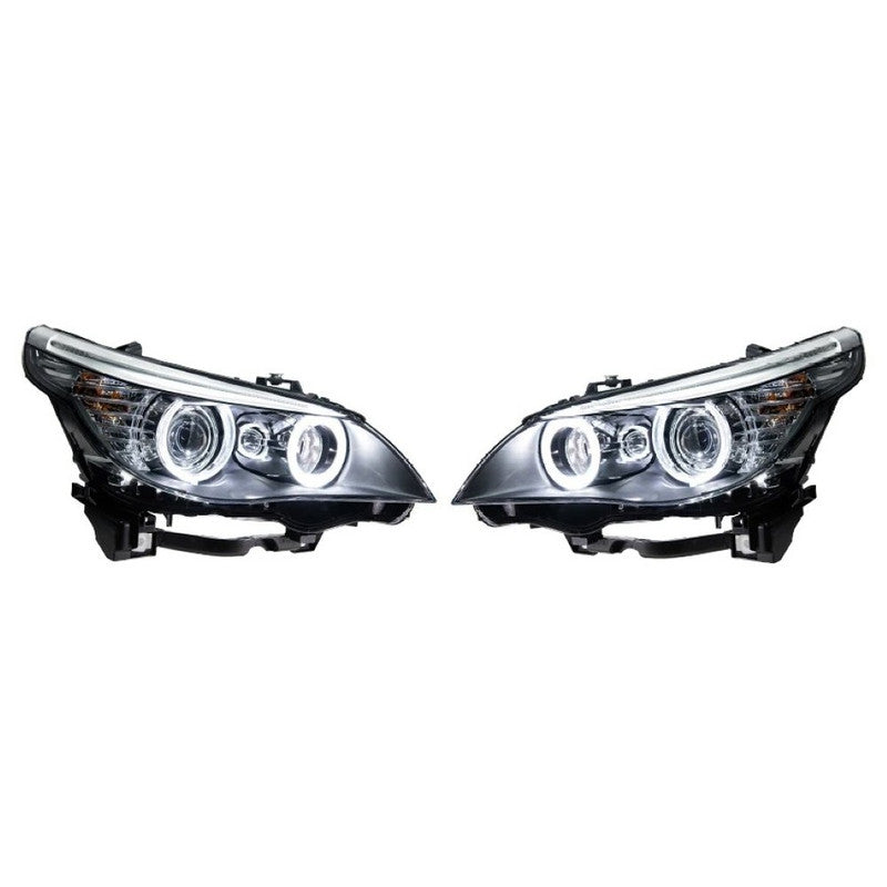 Car Craft Compatible With Bwm 5 Series E60 2007-2009 Car Front Upgraded Head Light Lamp Xenon Headlight Retrofit Upgrade Modified Led Drl Hid C