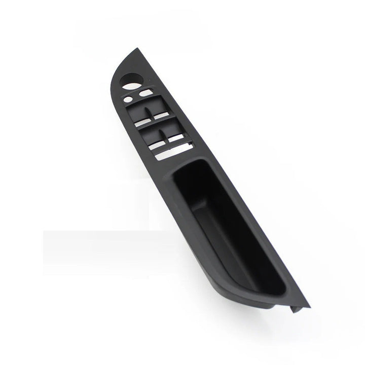 Car Craft Compatible With Bmw 5 Series E60 E61 2006-2010 Car Interior Door Handle Inner Door Armrest Panel Pull Trim Window Switch Cover Black 51416983704 Rhd