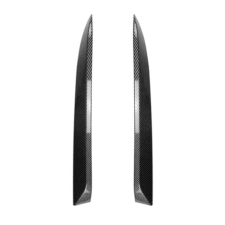 Car Craft Compatible With Bmw X6 E71 2007-2014 Rear Side Spoiler Splitter Skirst Canard Flag Carbon Fiber Look Zst-881 Cf