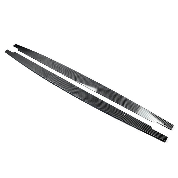 Car Craft Compatible With Bmw 3 Series E90 E91 E92 2005-2012 Side Skirt Extension Splitter Mp Style Ar-bm-0276 Cf Carbon Fiber Look CC-8558 - CAR CRAFT INDIA