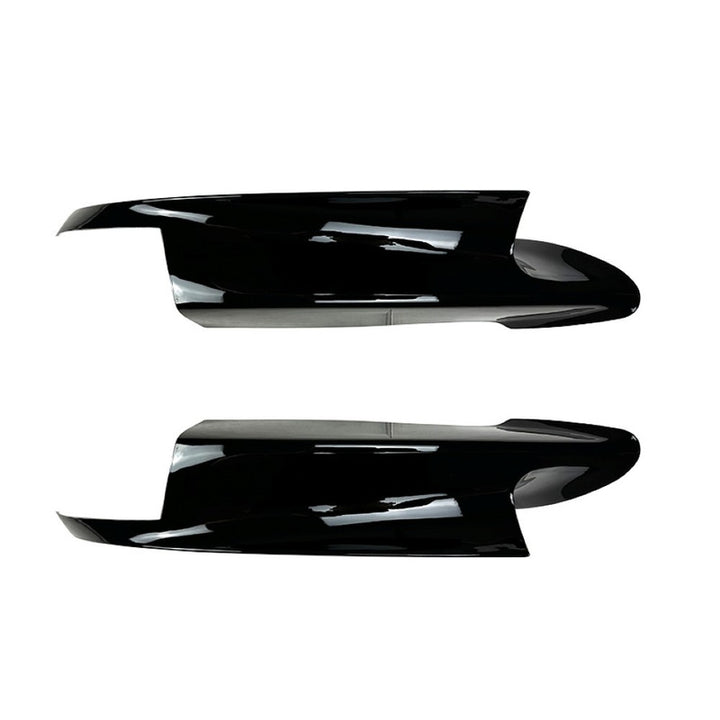 Car Craft Compatible With Bmw 3 Series E90 E91 E92 2007-2011 M Sports Front Bumper Lip Splitter Skirts Canard Glossy Black Zst- 477 Gb