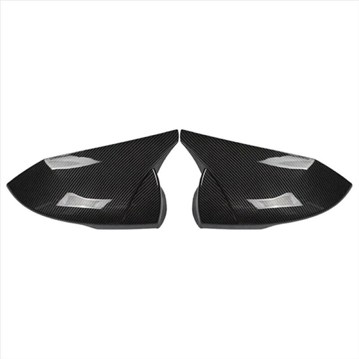 Car Craft Compatible With Hyundai Elantra 2021+ Side Rear View Mirror Cover Cap Paste Style Ar-mr-045 Gb Glossy Black CC-8576 - CAR CRAFT INDIA