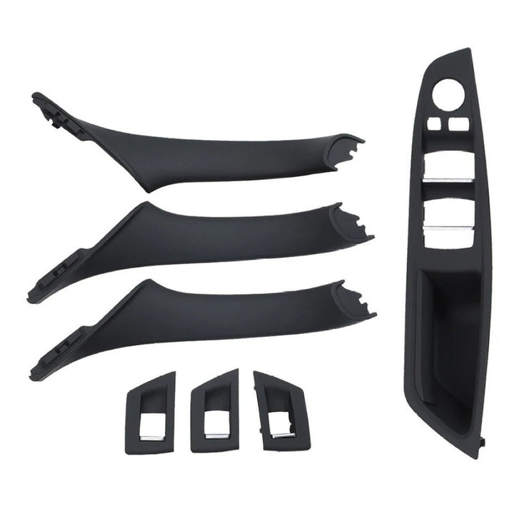 Car Craft Compatible With Bmw 5 Series F10 2010-2017 Car Interior Door Armrest Inside Pull Handle Inner Full Set Black 25874 225847l 225848r 225889l 225890r In Rhd Model A CC-7870 - CAR CRAFT INDIA