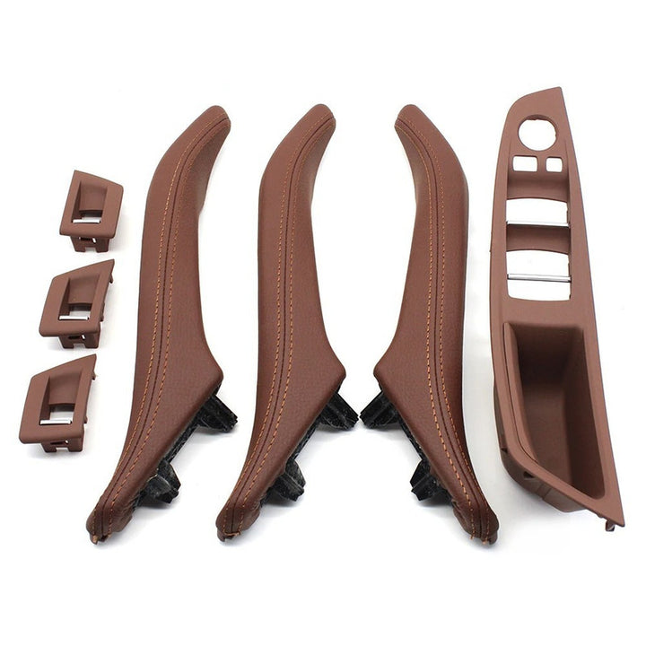 Car Craft Compatible With Bmw 5 Series F10 2010-2017 Car Interior Door Armrest Inside Pull Handle Full Set Brown 261934 225859l 225860r 261954l 261957r Rhd Model A CC-7863 - CAR CRAFT INDIA