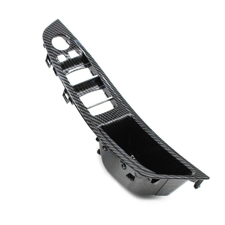 Car Craft Compatible With Bmw 5 Series F10 2010-2017 Car Interior Door Armrest Inside Pull Handle Driver Side Carbon Fiber 51417225874-2 Rhd Model A CC-7880 - CAR CRAFT INDIA