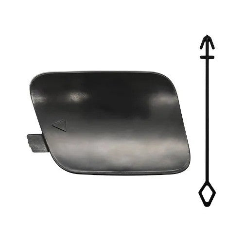 Car Craft Compatible With Bmw X5 F15 2014-2018 Rear Bumper Tow Hook Towing Tochan Trailer Cover 51127378573 Unpainted Left - CAR CRAFT INDIA
