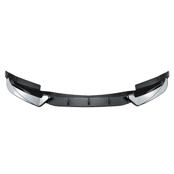 Car Craft Compatible With Bmw X6 F16 2014-2019 Front M Sports Bumper Lip Splitter Skirst Carbon Fiber Look Zst-714 Cfl